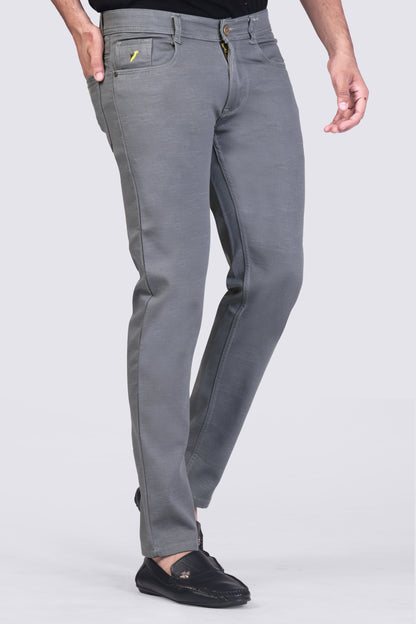 Charcoal Grey Casual Trousers