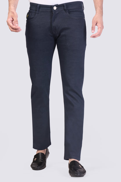 Midnight Blue Casual Trousers