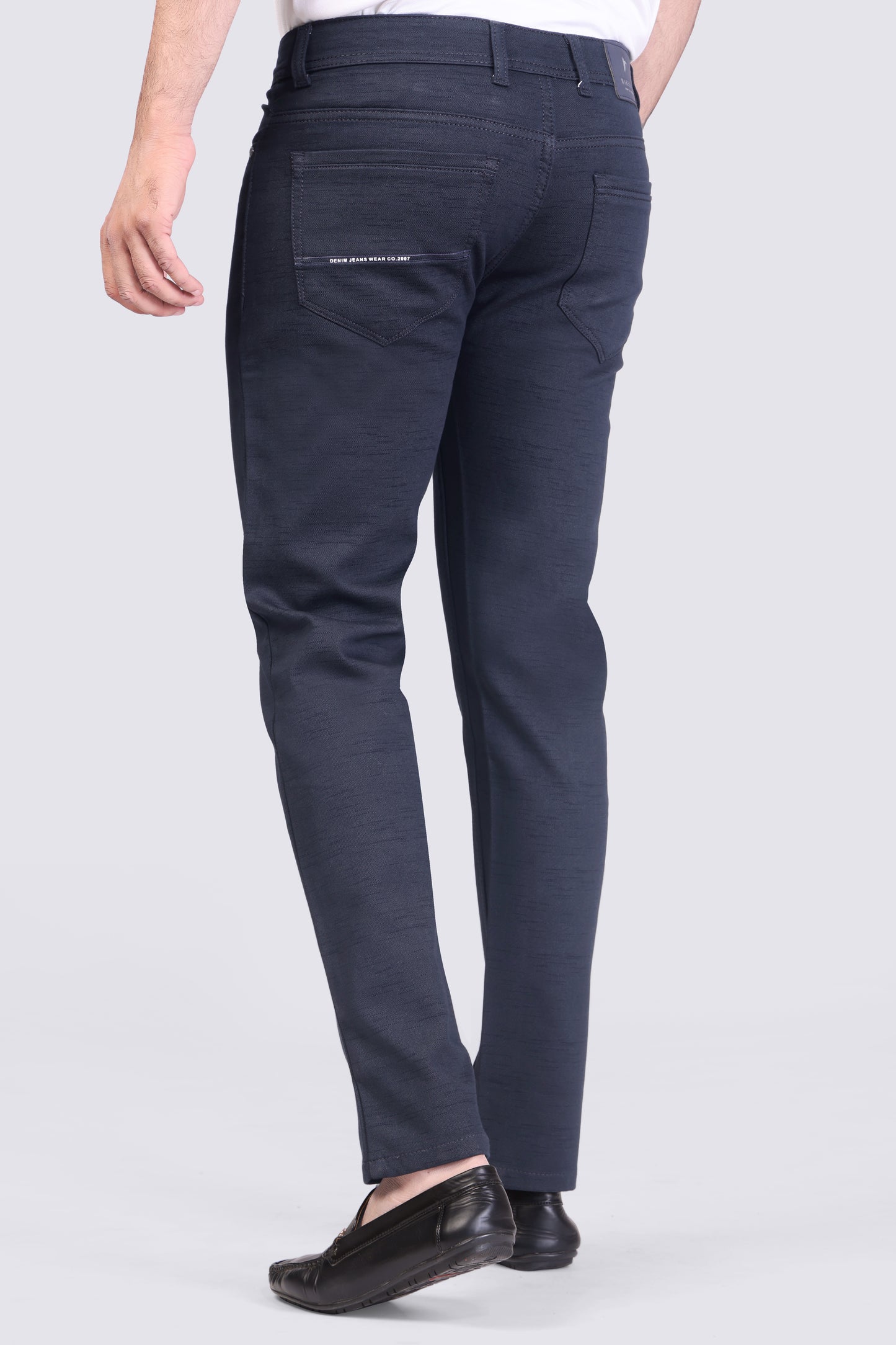 Midnight Blue Casual Trousers