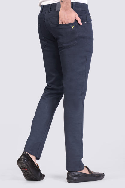 Midnight Blue Casual Trousers