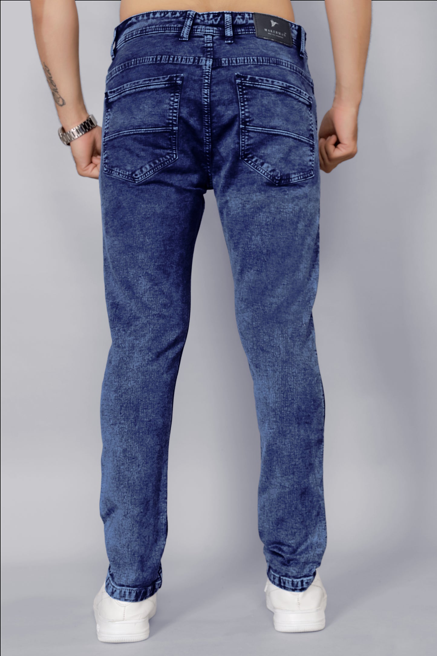 Midnight Blue Tapered Denim