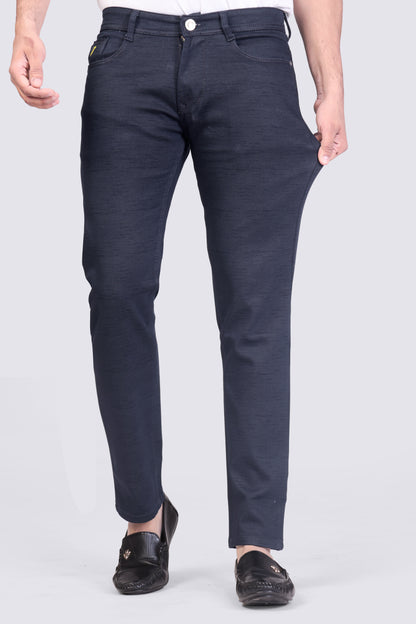 Midnight Blue Casual Trousers