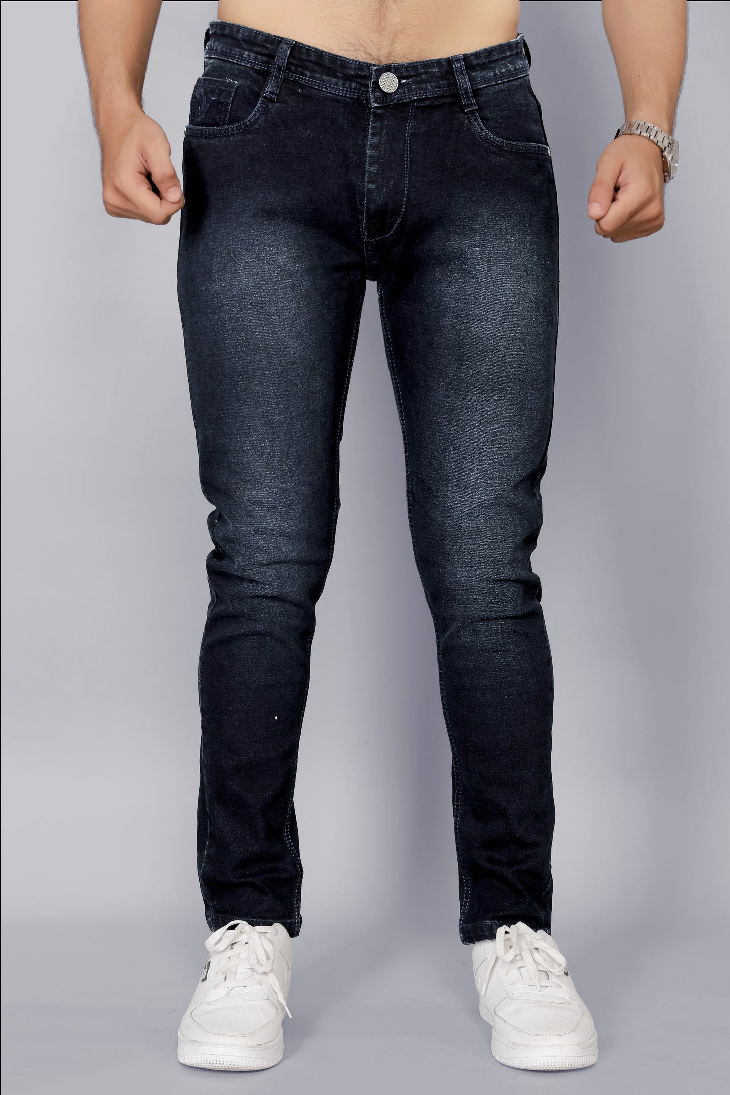 Shadow Black Slim Denim