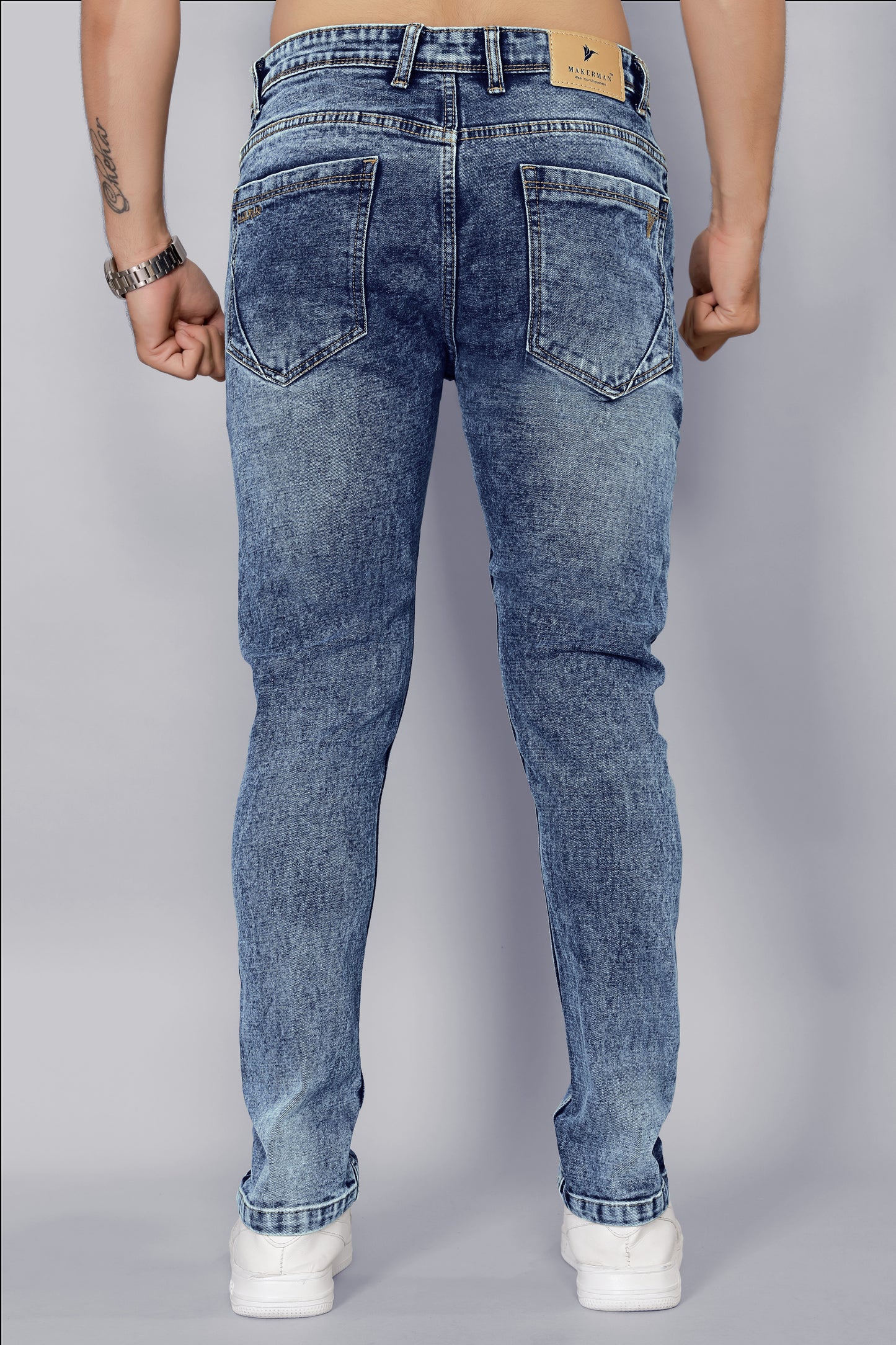 Stone Washed Classic Jeans