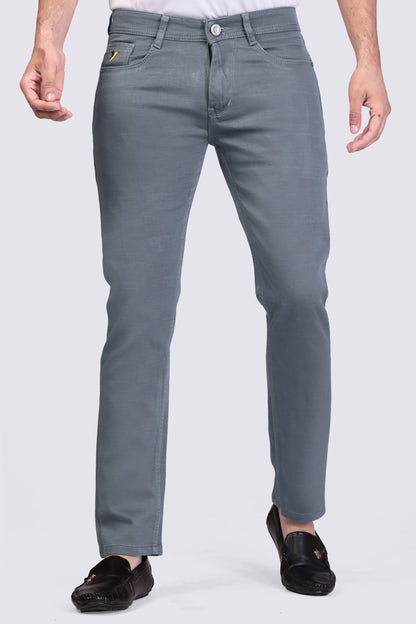 Ash Grey Casual Trousers