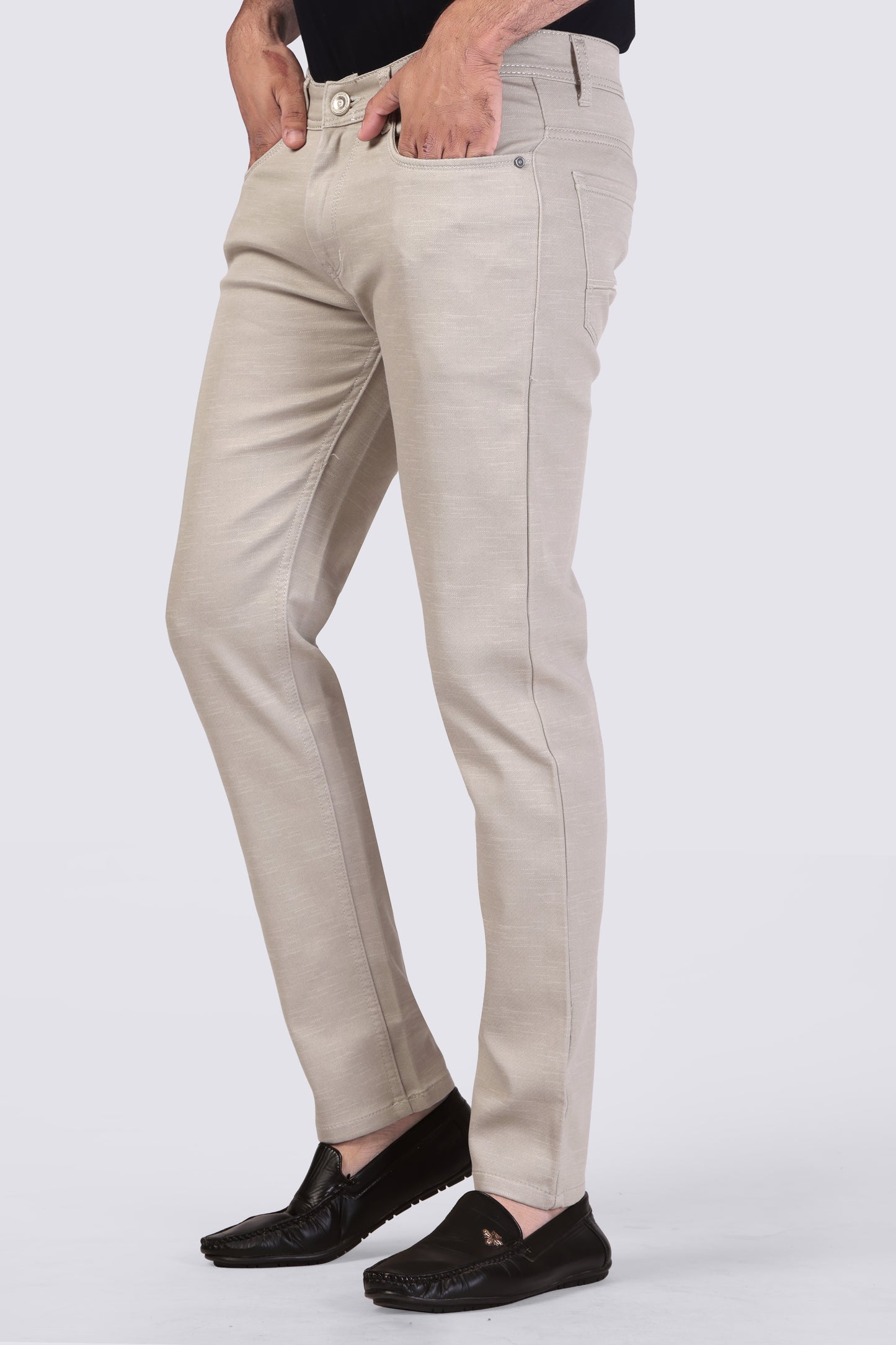 Vanilla Cream Casual Trousers