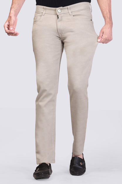 Vanilla Cream Casual Trousers