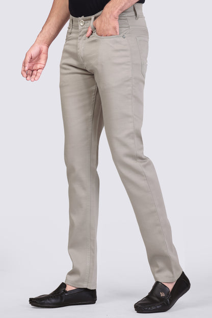 Moonlight Cream Casual Trousers