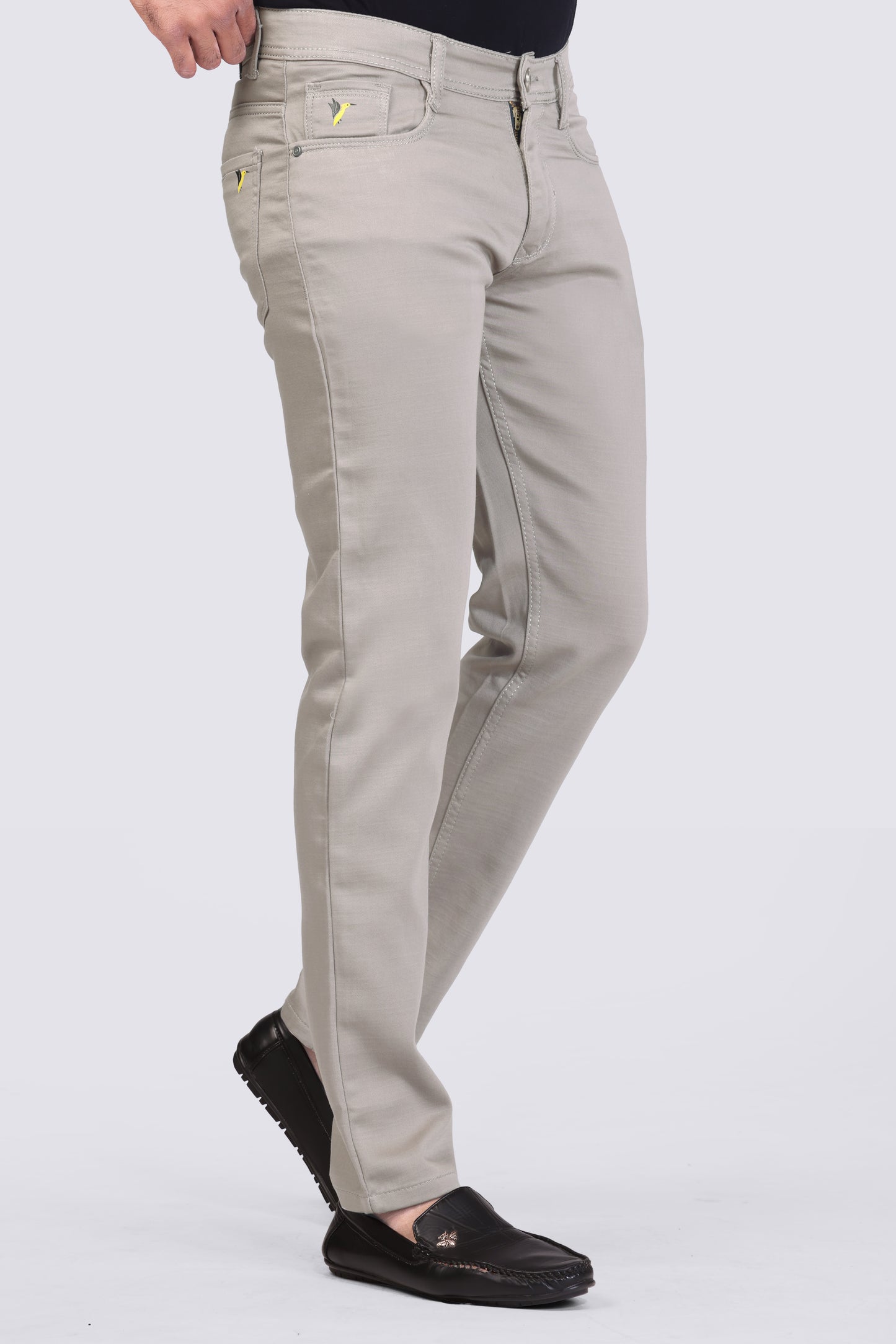 Moonlight Cream Casual Trousers