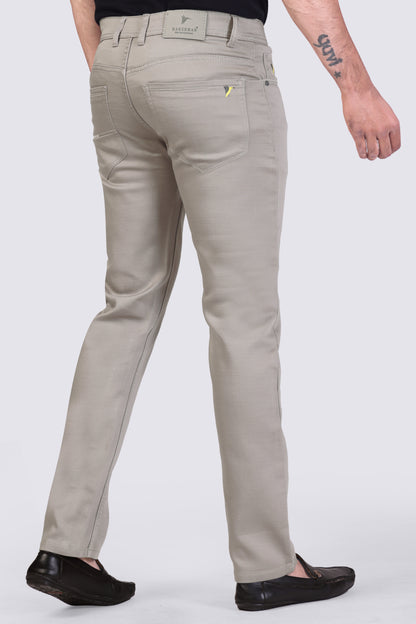 Moonlight Cream Casual Trousers