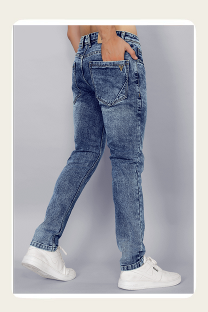 Stone Washed Classic Jeans