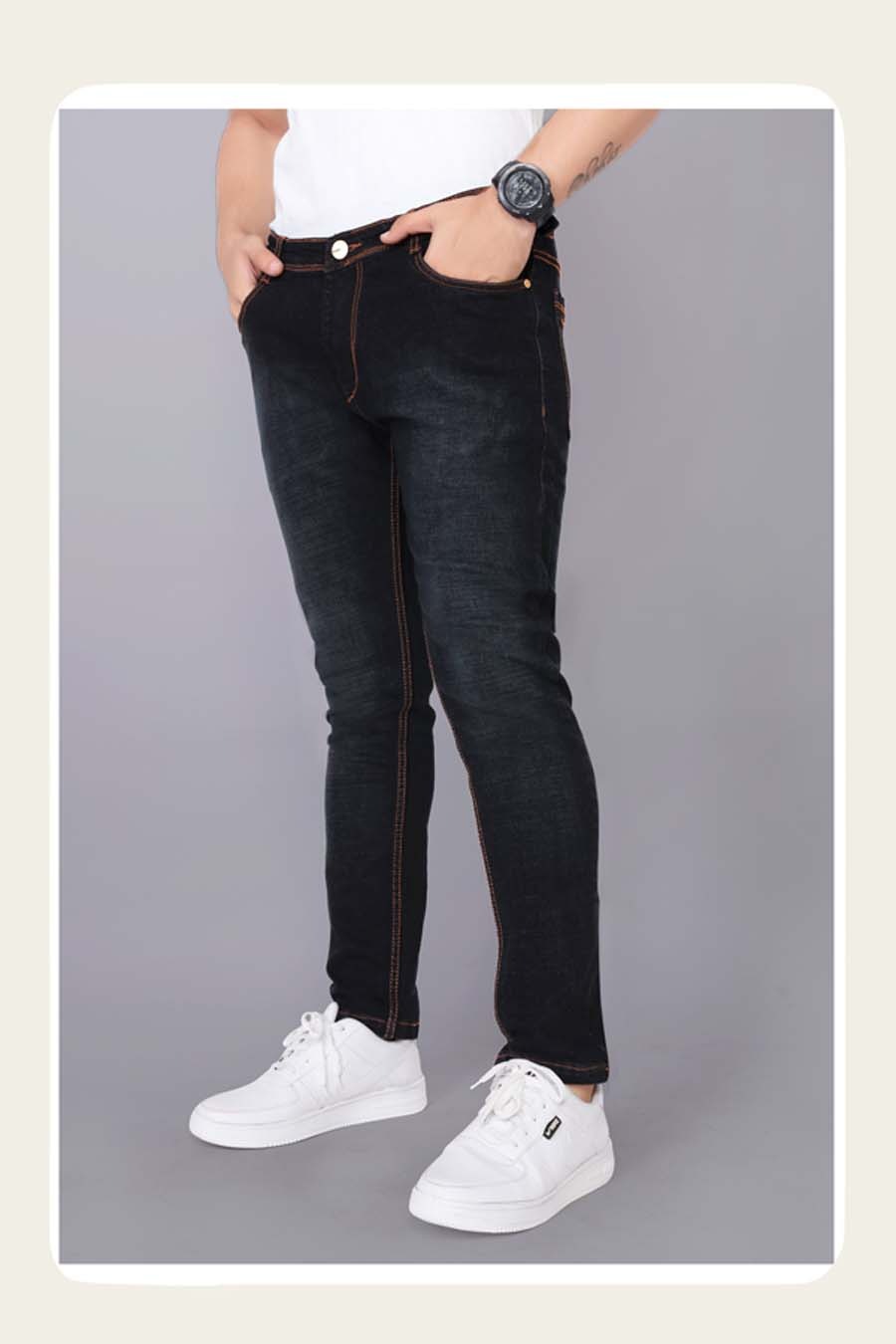 Dark Wash Jogger Jeans